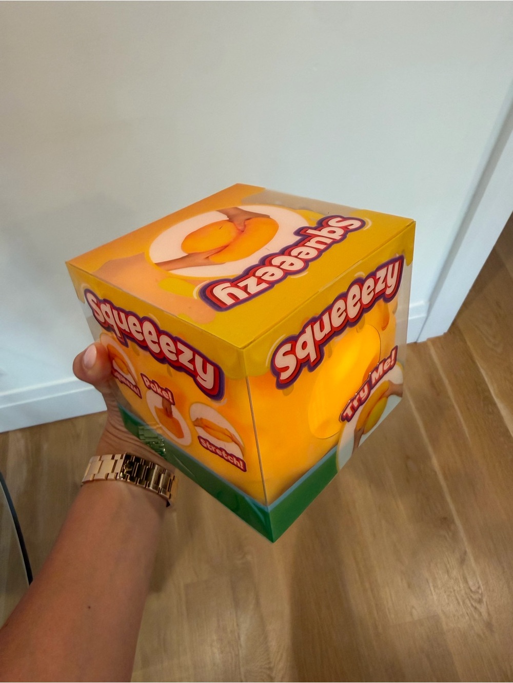 NWT VIRAL Sunny Days Squeezy cheese block